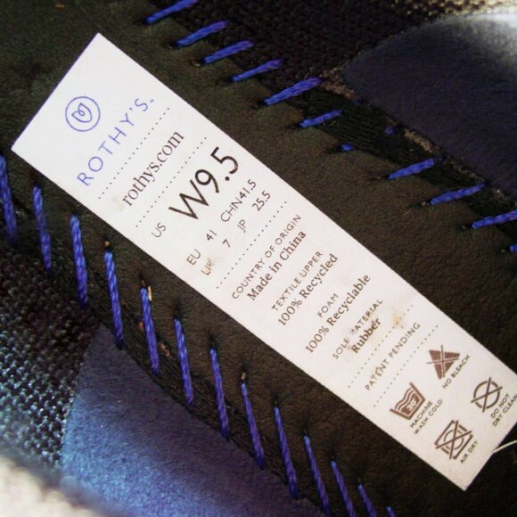 ROTHY'S The Point $145 Ballet Flats + Extra Insoles Sz 9.5 - Picture 8 of 8